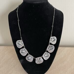 Zandra Lorena Sajbin Sterling Silver Jade Necklace